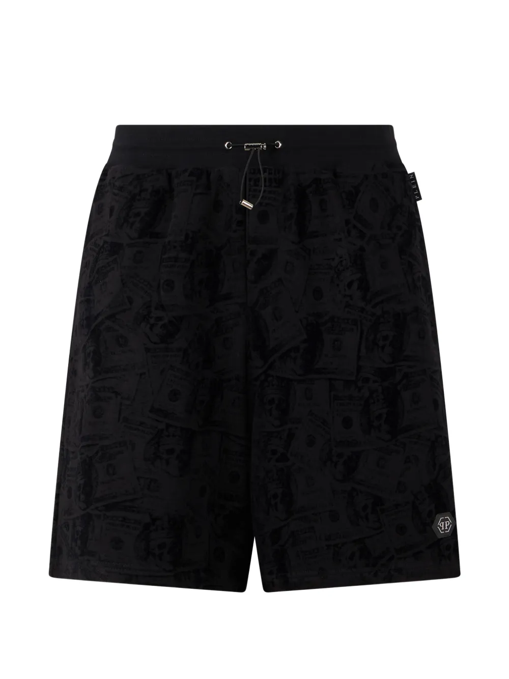 Philipp Plein Shorts con stampa - Nero