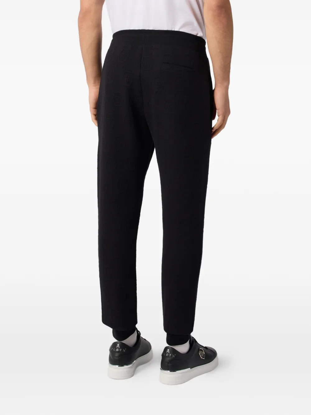 Philipp Plein Trainingsbroek met logopatch Zwart