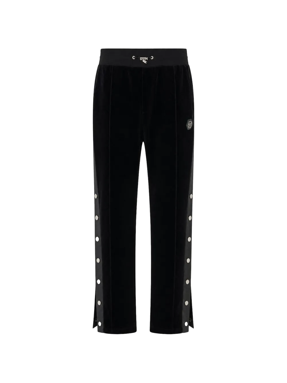 Philipp Plein Pantaloni sportivi con applicazione logo - Nero