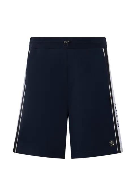 Philipp Plein флисовые шорты с логотипом