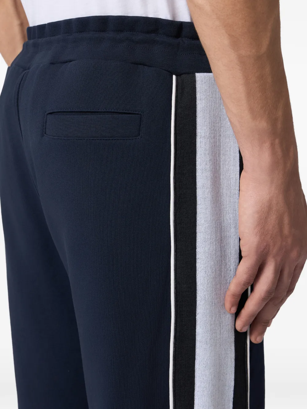 Philipp Plein Trainingsbroek met logostreep Blauw