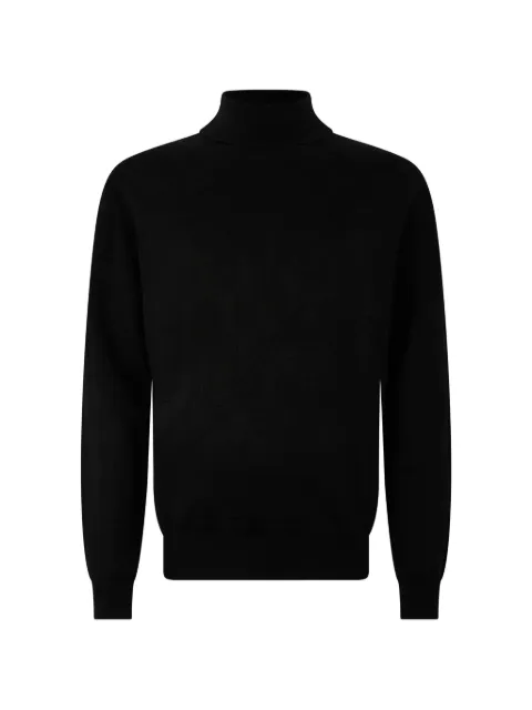 Philipp Plein suéter con cuello de tortuga y monograma en jacquard