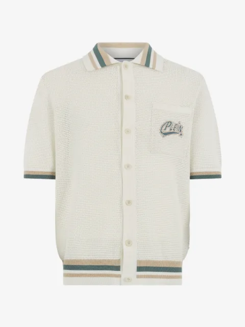Philipp Plein logo-star patch short-sleeve shirt