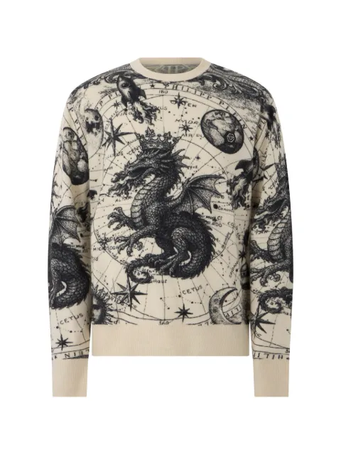 Philipp Plein suéter con estampado gráfico