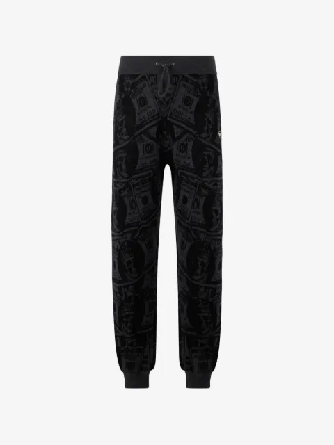 Philipp Plein dollar-print track pants