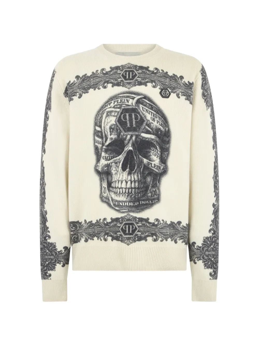Philipp Plein Maglione Baroque Skull - Toni neutri
