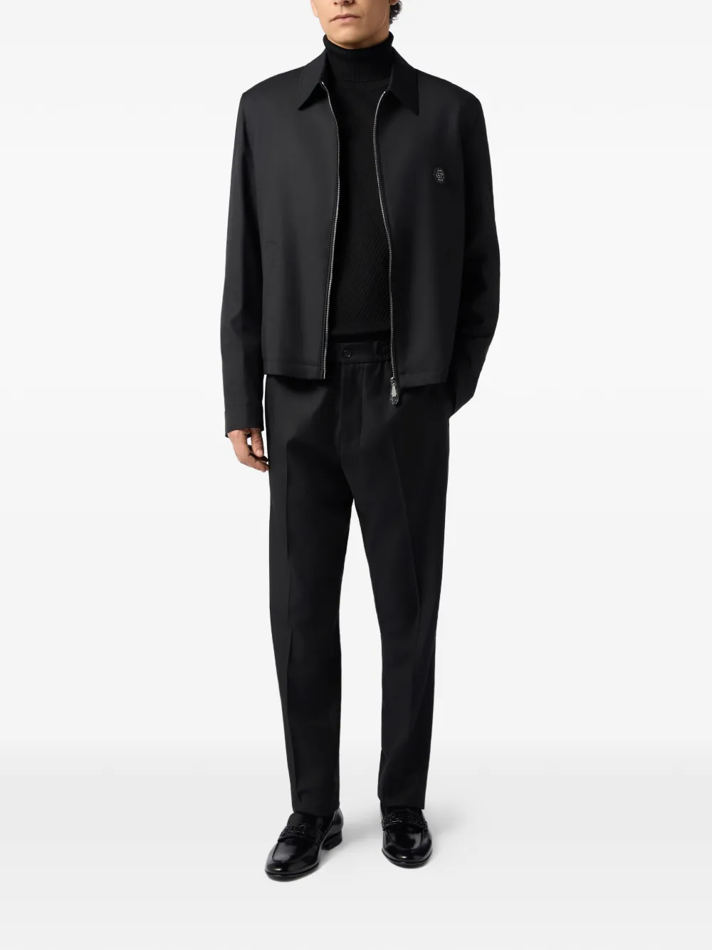Philipp Plein Jack met rits Zwart