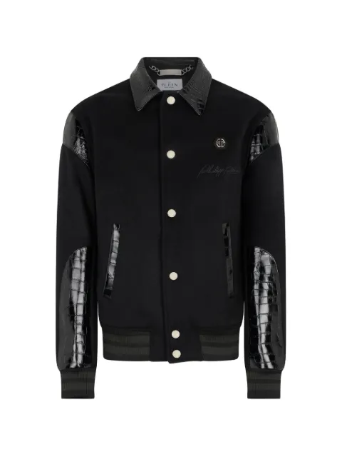 Philipp Plein Coster crocodile-effect jacket
