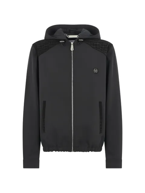 Philipp Plein nylon jacket with cocco inserts