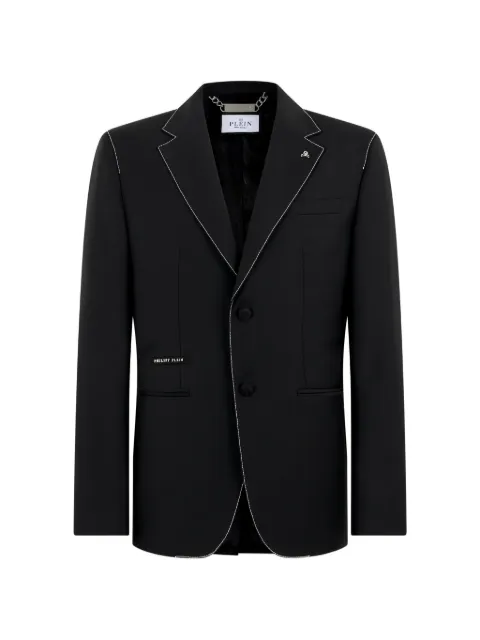 Philipp Plein contrast-stitching blazer