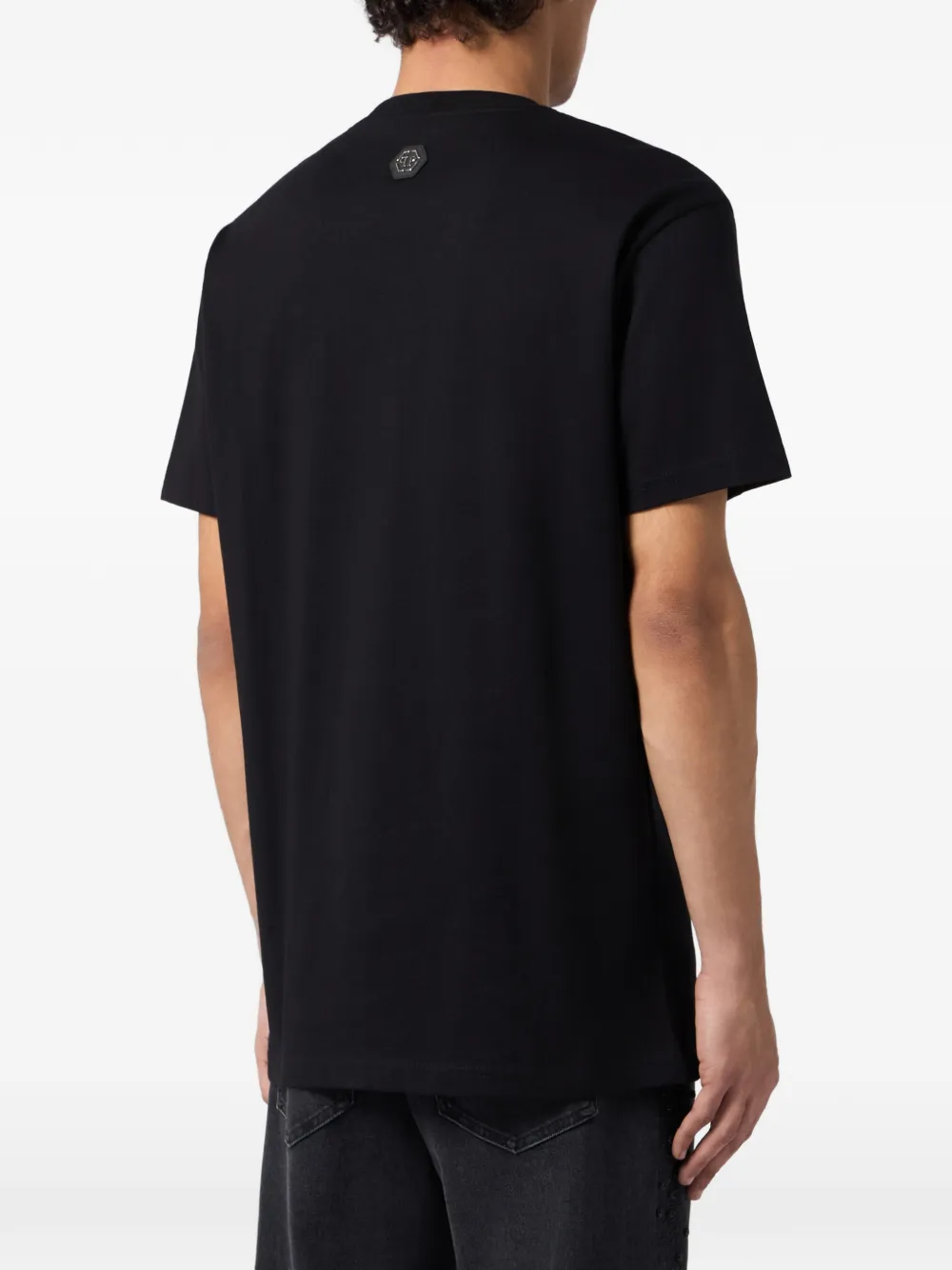 Philipp Plein T-shirt met ronde hals Zwart