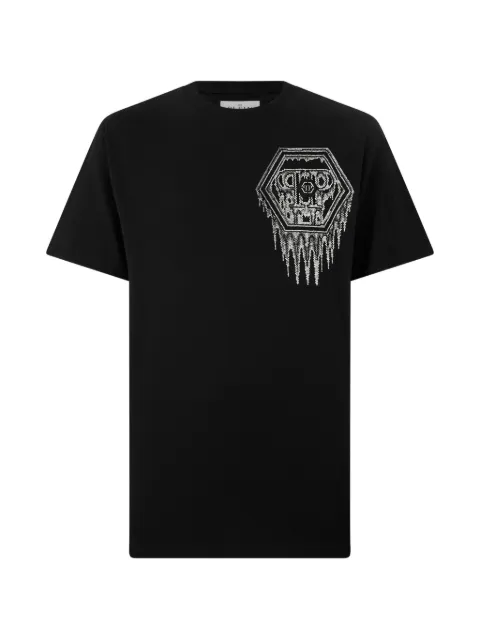 Philipp Plein t-shirt Neon Space à ornements en cristal