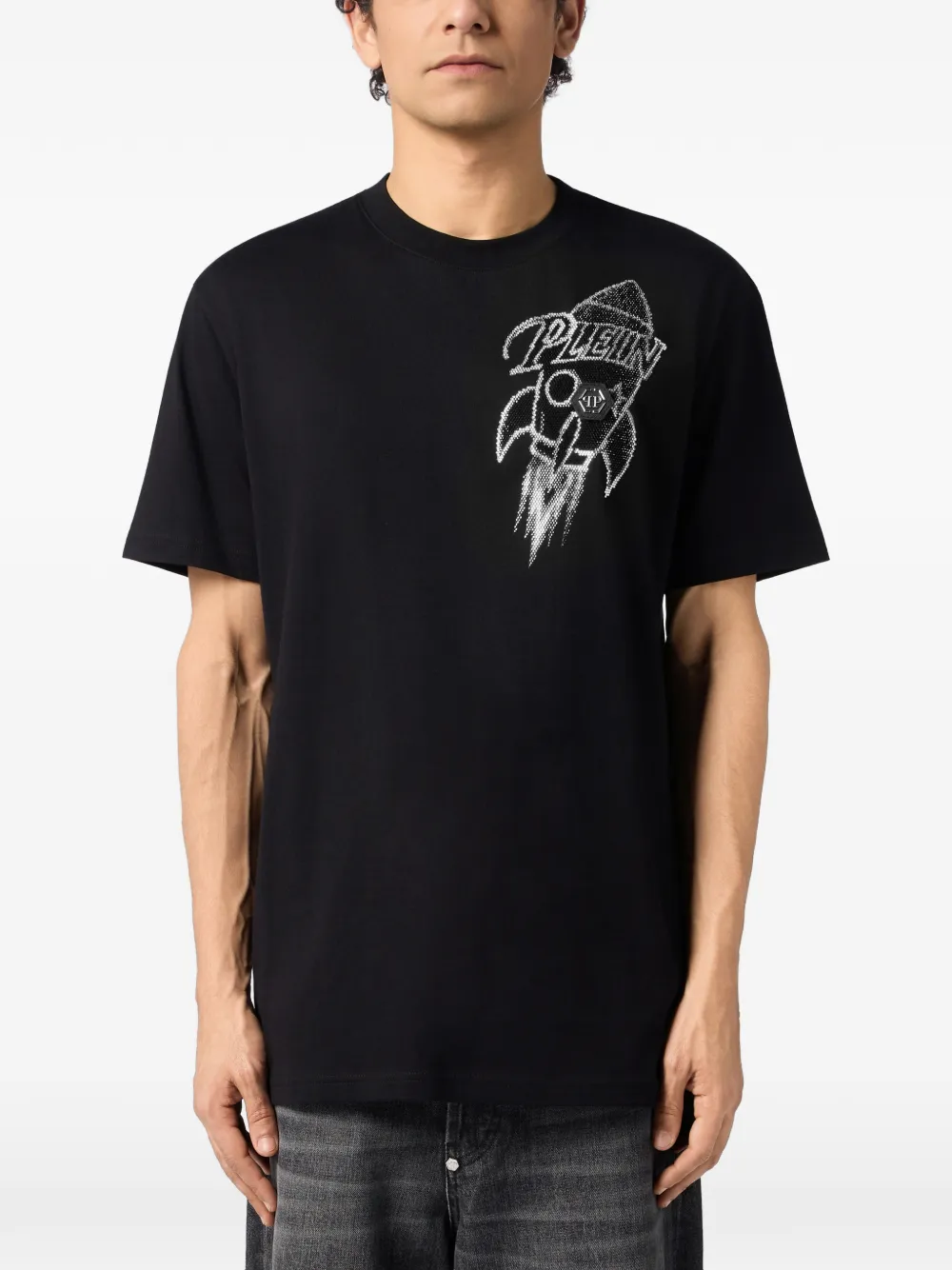 Philipp Plein T-shirt met print Zwart