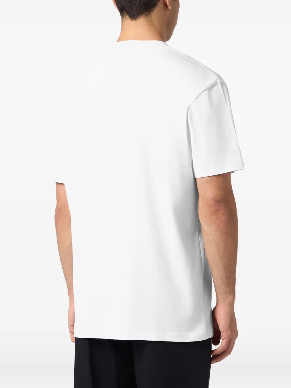 Philipp Plein Rocket T-shirt verfraaid met stras Wit