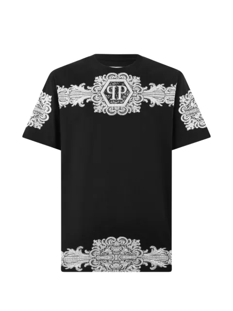 Philipp Plein Baroque rhinestone-embellished T-shirt