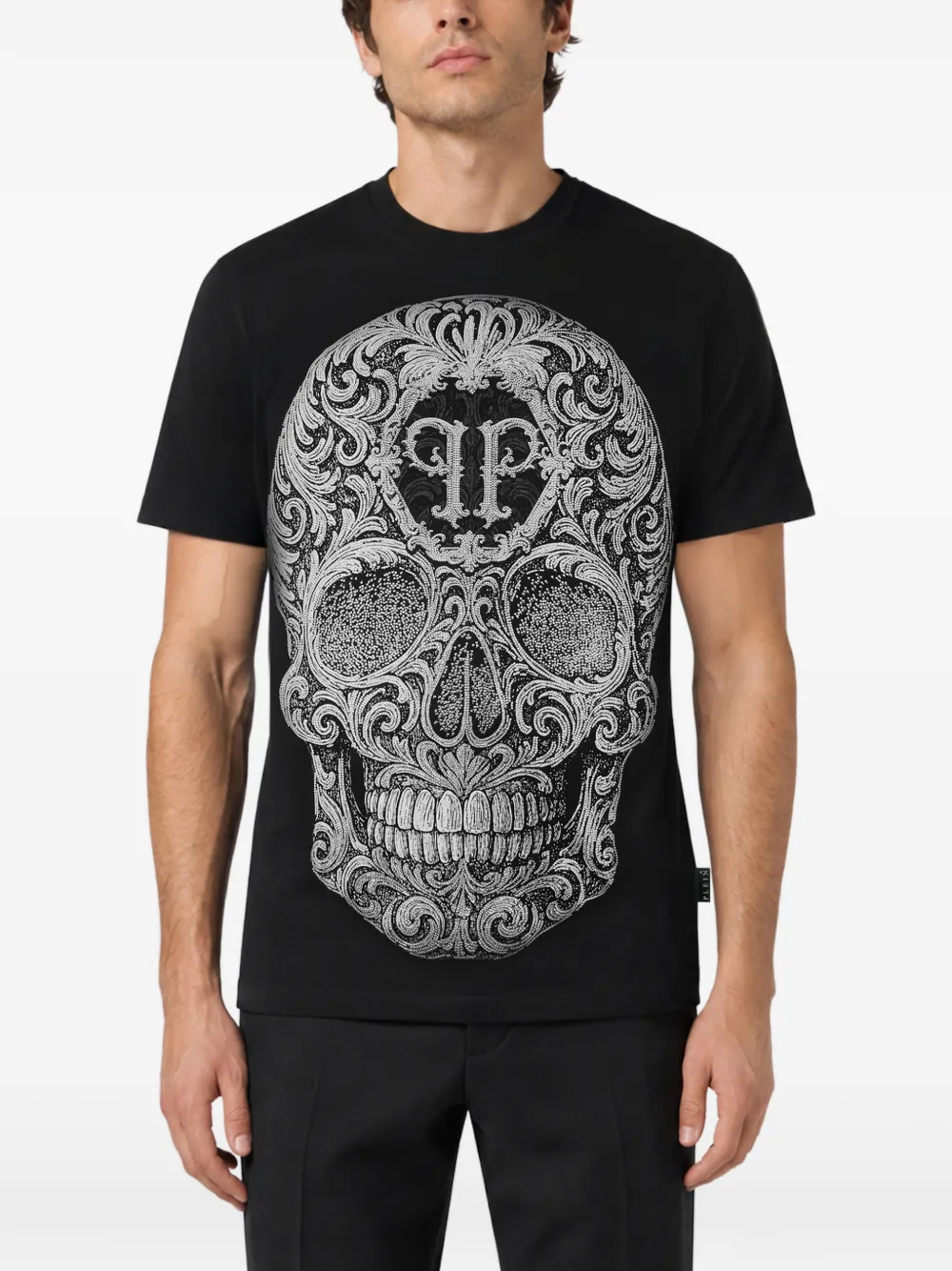 Philipp Plein T-shirt met barokprint Zwart