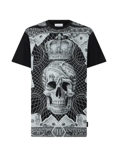 Philipp Plein dollar skull T-shirt