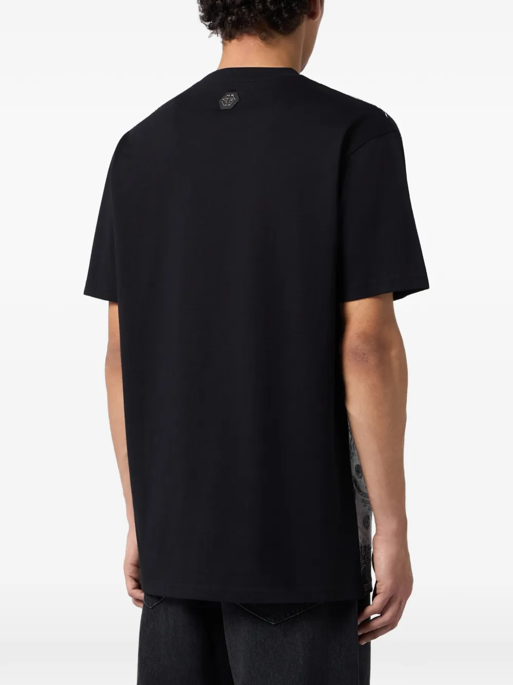 Philipp Plein Dollar Skull T-shirt Zwart