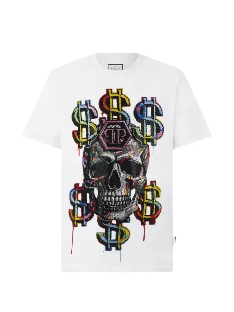 Philipp Plein playera Dollar Skull