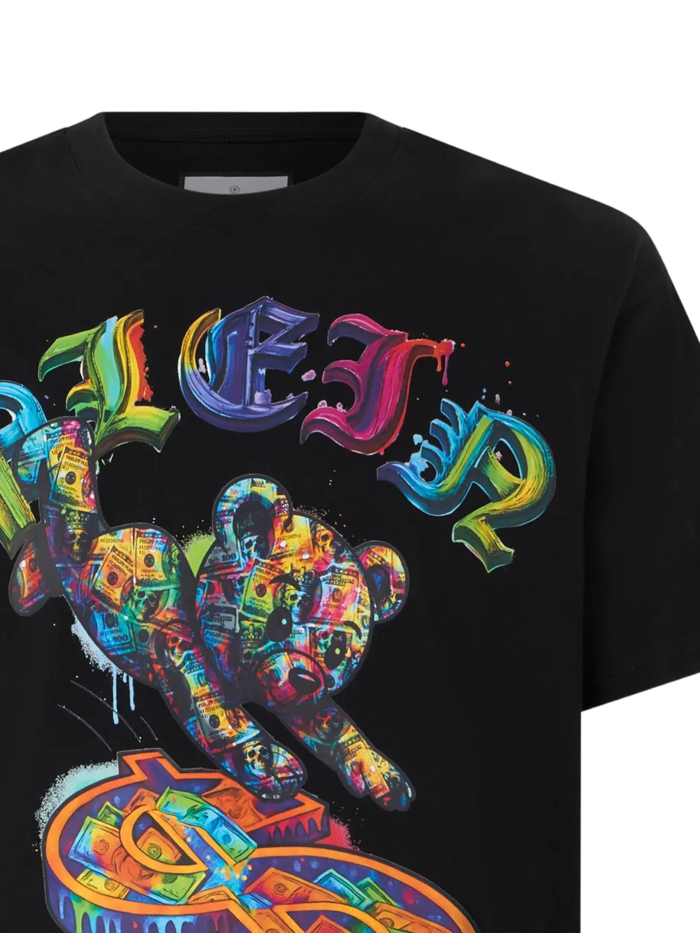 Philipp Plein Teddy Dollar T-shirt Zwart