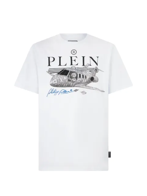 Philipp Plein Teddy Plane crystal-embellished T-shirt