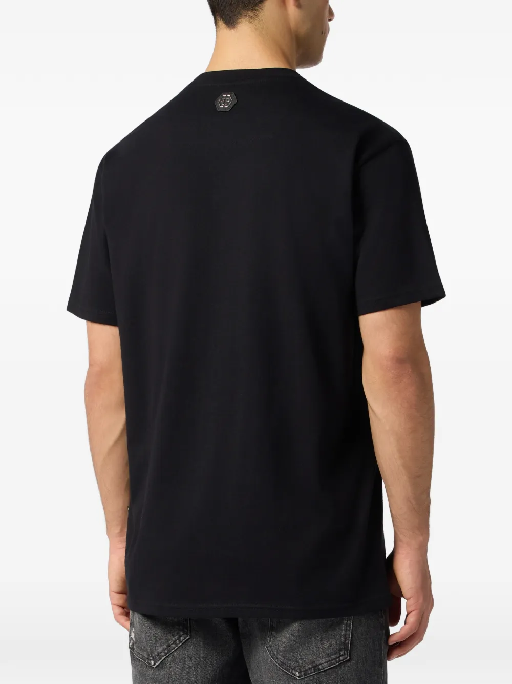 Philipp Plein T-shirt met logoprint Zwart