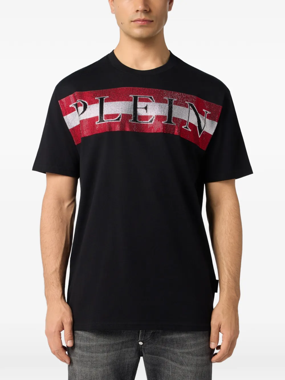 Philipp Plein T-shirt met logoprint Zwart