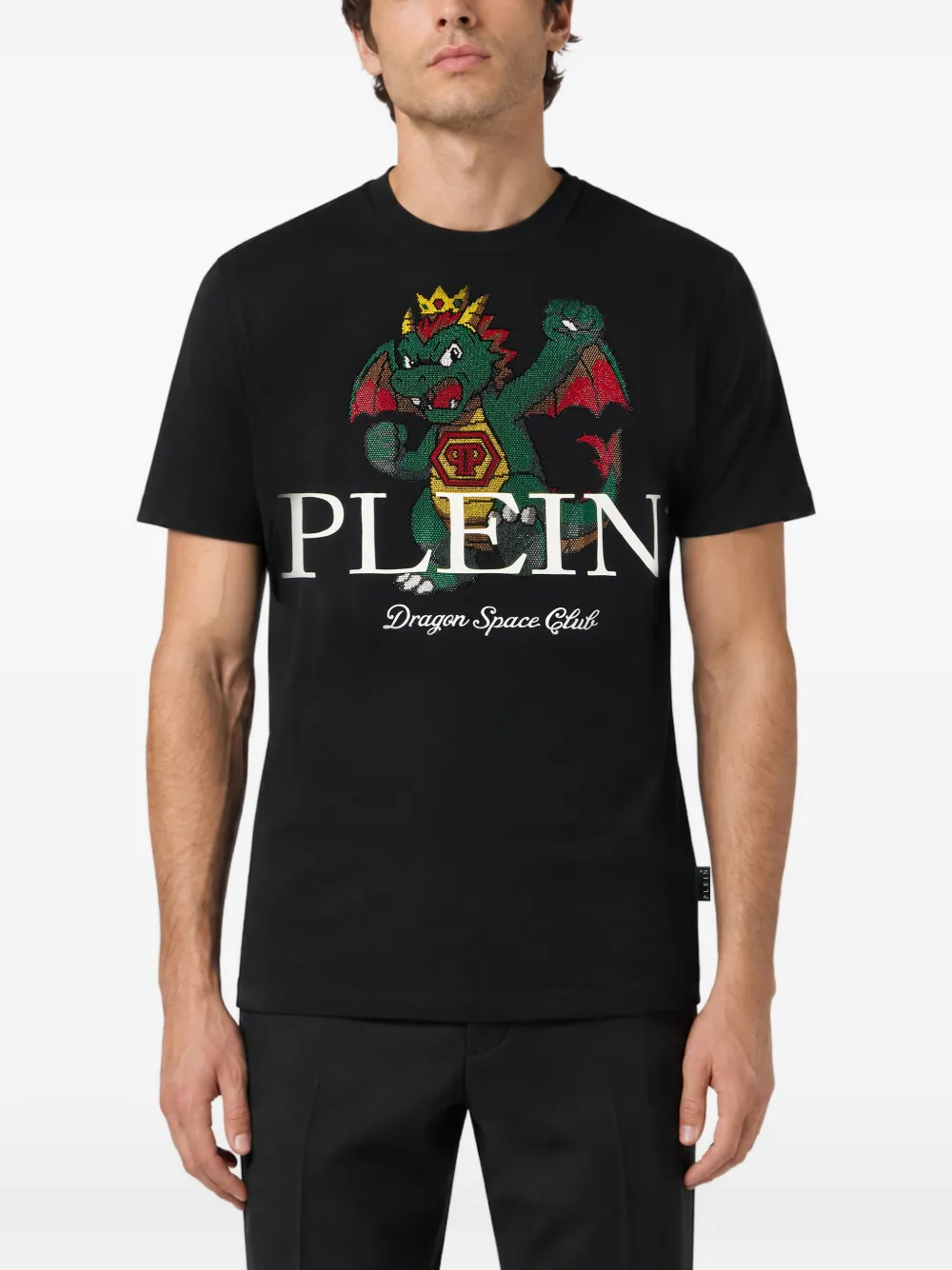 Philipp Plein Dragon Stones T-shirt Zwart