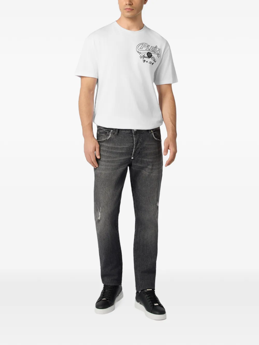 Philipp Plein T-shirt met logoprint Wit
