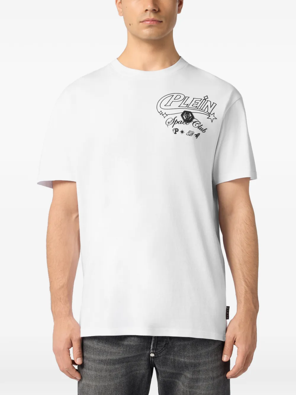 Philipp Plein T-shirt met logoprint Wit