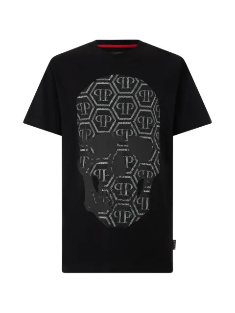 Philipp Plein playera con motivo Skull