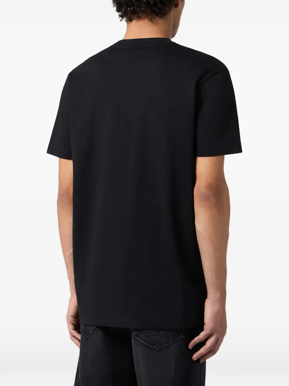 Philipp Plein T-shirt met raket patch Zwart