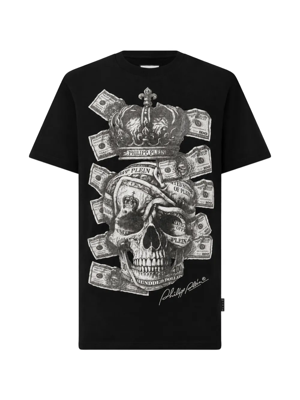 Philipp Plein T-shirt con stampa teschio - Nero