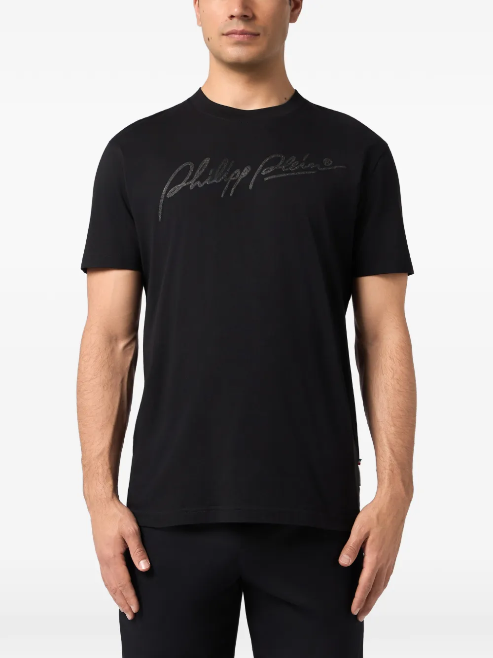 Philipp Plein kenmerkend T-shirt met ronde hals Zwart