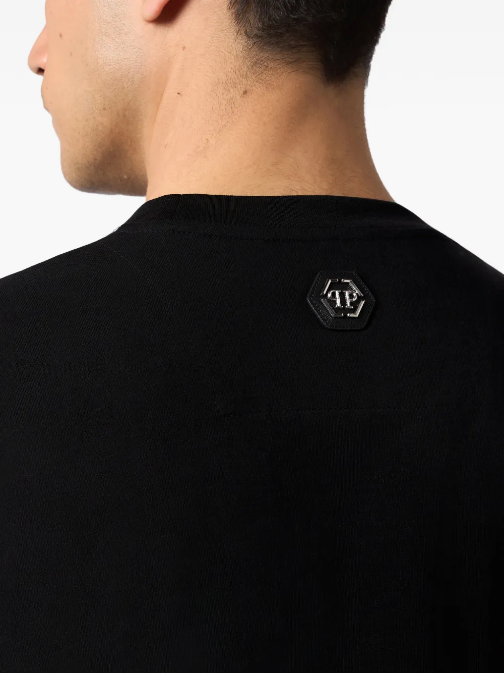 Philipp Plein kenmerkend T-shirt met ronde hals Zwart