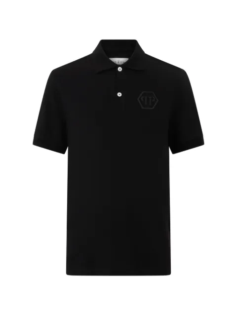Philipp Plein embroidered-Hexagon polo shirt