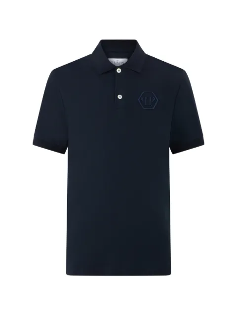 Philipp Plein Hexagon-embroidered polo shirt