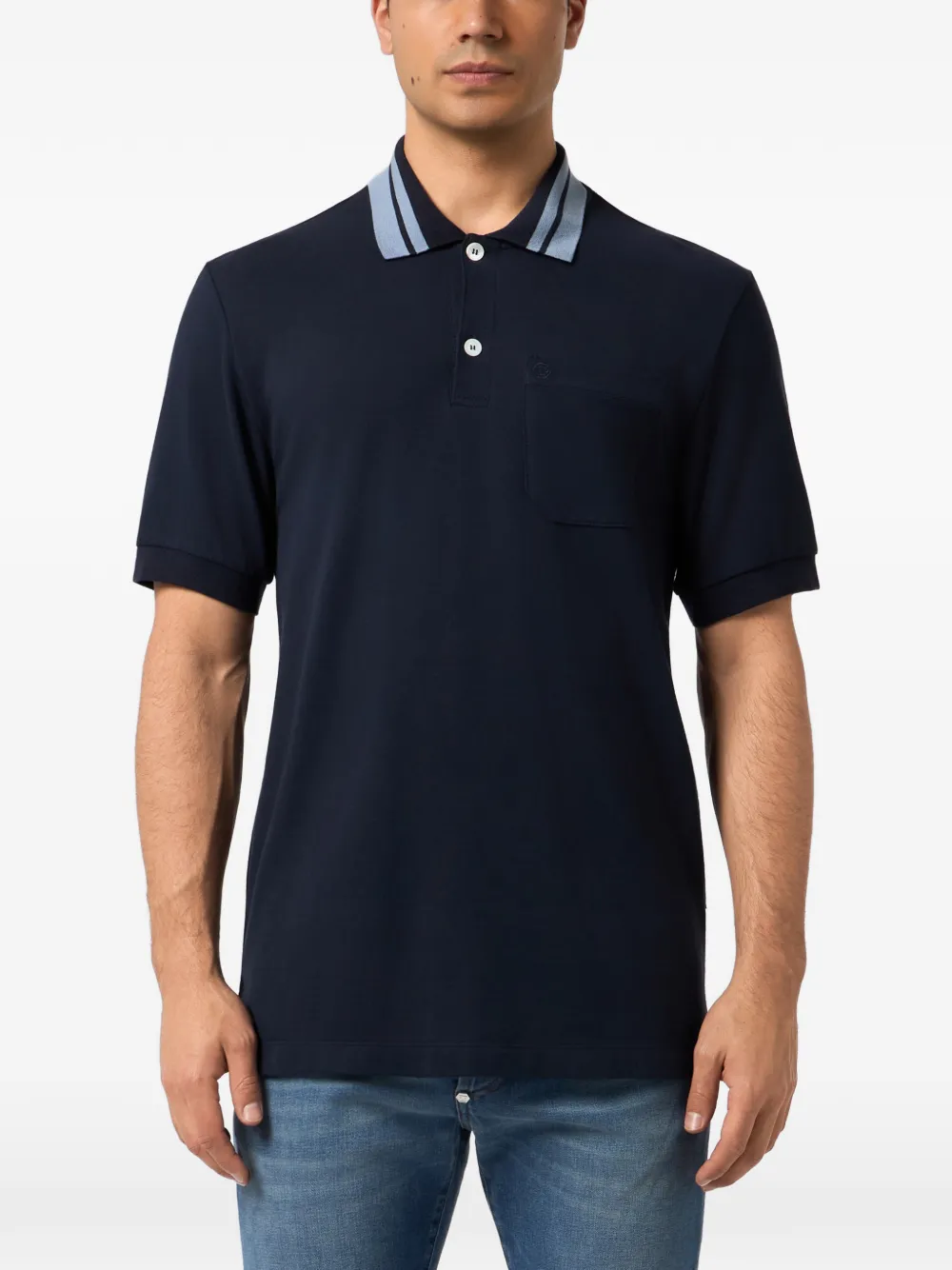 Philipp Plein Poloshirt met borstzak Blauw