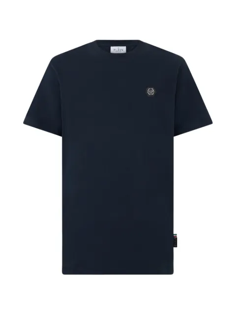 Philipp Plein camiseta con placa del logo