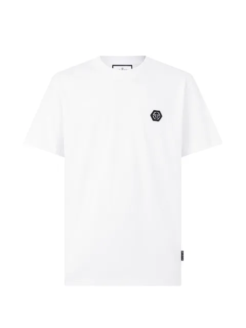 Philipp Plein playera con cuello redondo