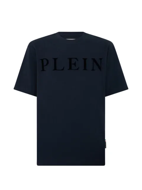 Philipp Plein playera con aplique del logo