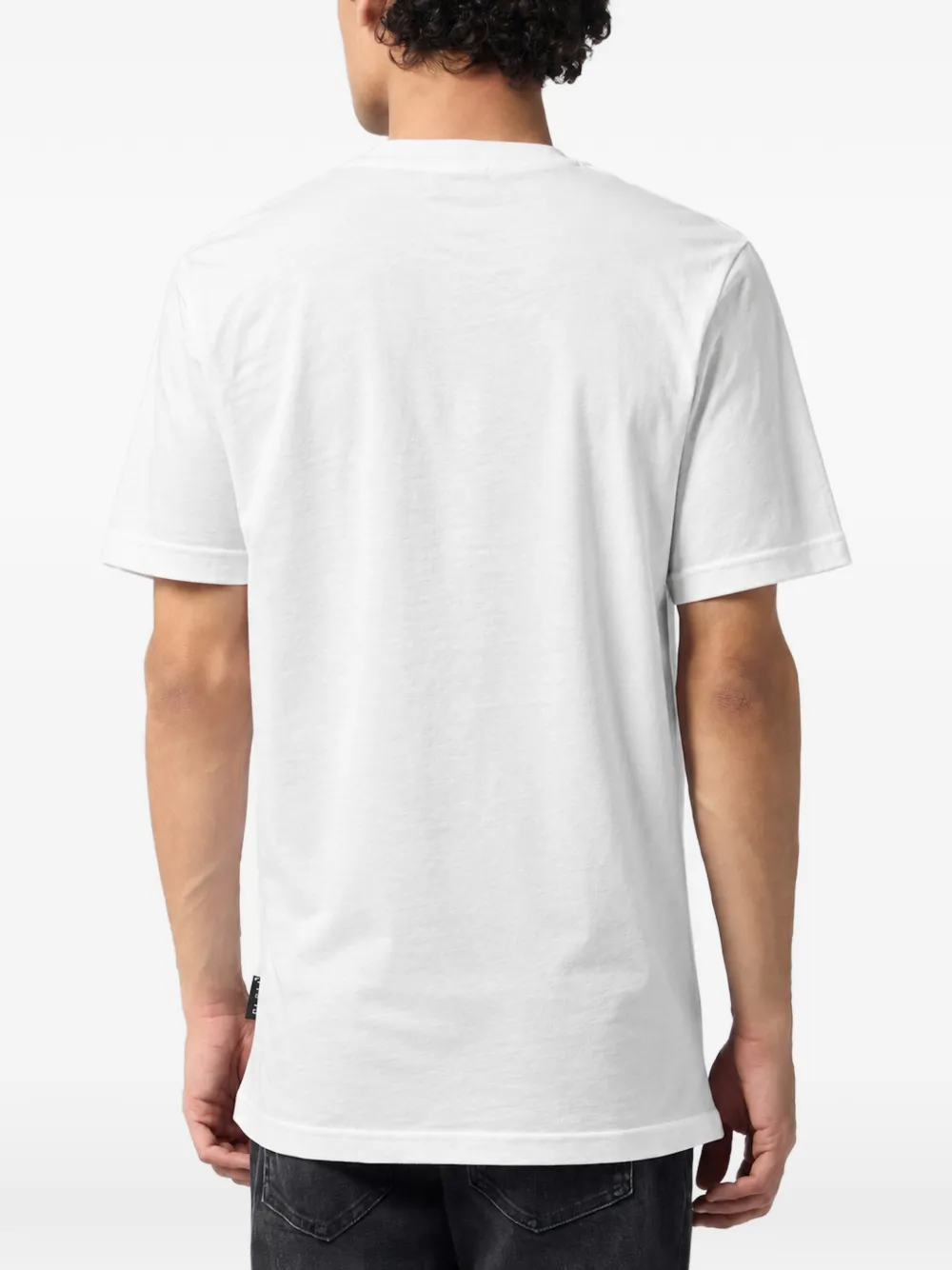 Philipp Plein round neck T-shirt Hexagon-pocket Wit