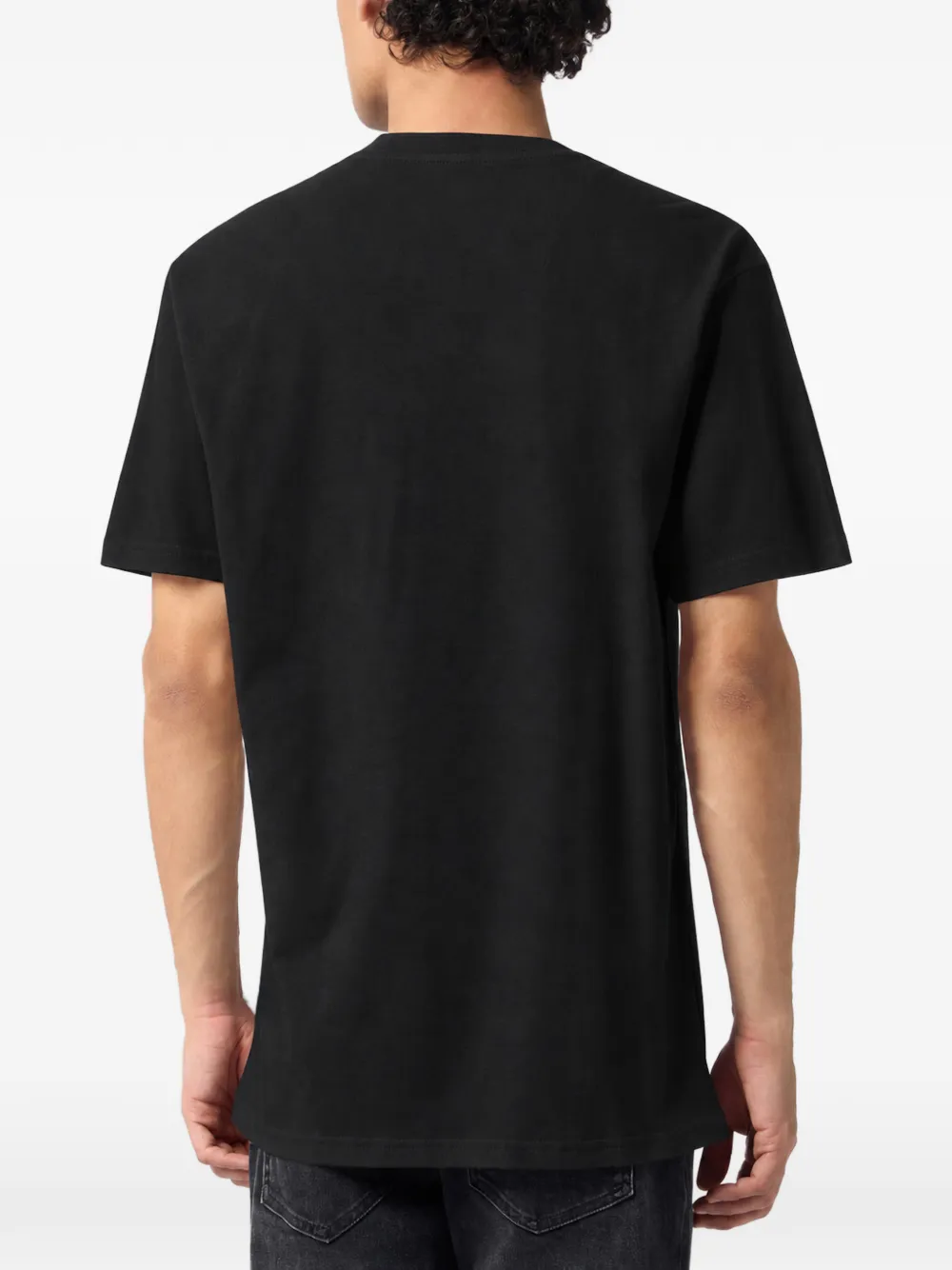 Philipp Plein round-neck T-shirt Hexagon-pocket Zwart
