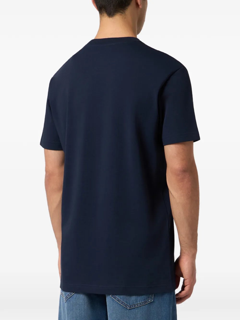 Philipp Plein T-shirt met logopatch Blauw