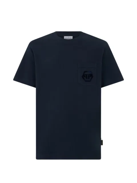 Philipp Plein logo-patch pocket T-shirt