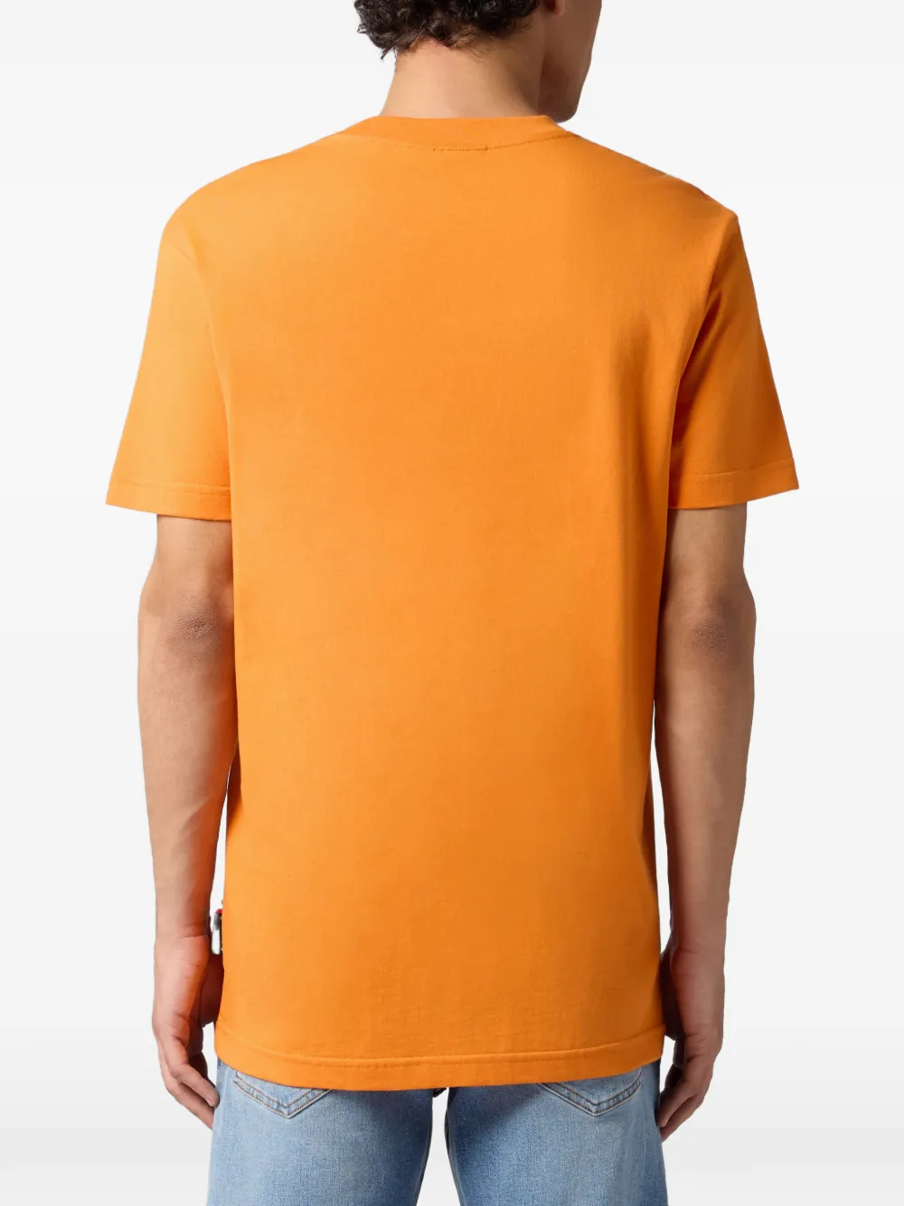 Philipp Plein T-shirt met draak patch Oranje