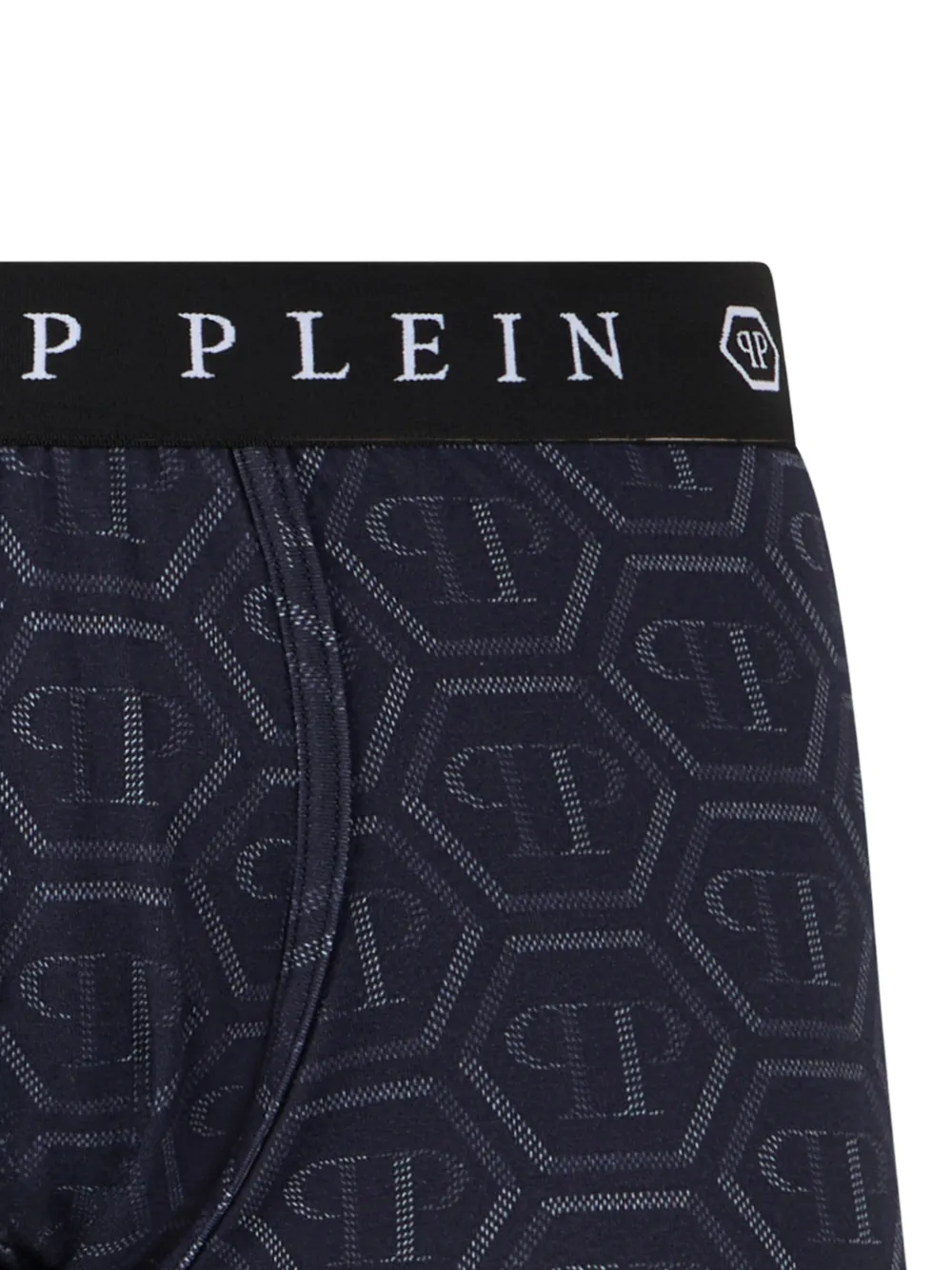 Philipp Plein Boxershorts met monogram Blauw