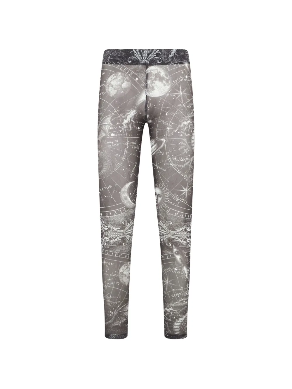 Philipp Plein Leggings con stampa - Grigio