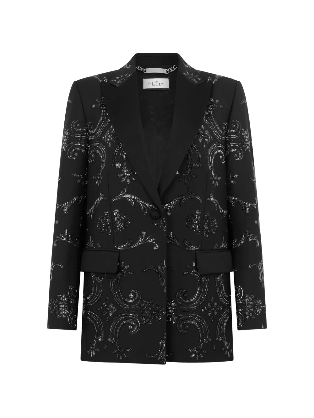 Philipp Plein Blazer Baroque Strass - Nero
