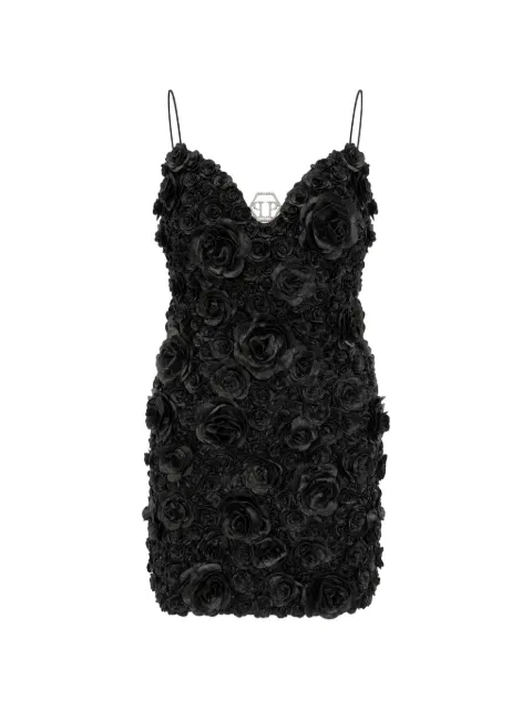 Philipp Plein mini dress multi-flowers